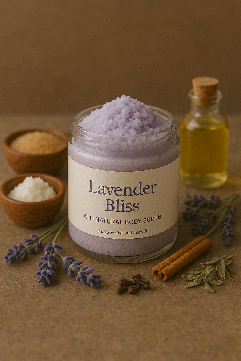 Lavender Bliss Body Scrub 20oz